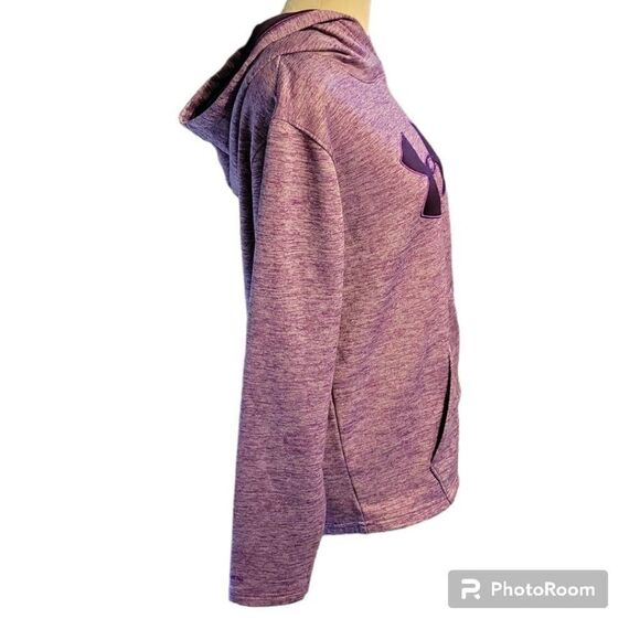 Under Armour Big Logo Purple Women's Hoodie Size Small - Picture 2 of 5